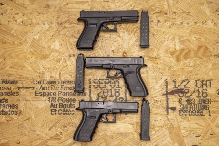 Glock 21 Gen4 45 ACP Police Trade-In Pistol with Night Sights (Fair)