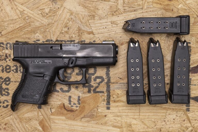 Glock 30 .45 ACP Police Trade-In Pistol with 4 Mags and Holster
