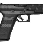 Glock 17 Gen5 9mm Pistol with Black Stealth Flag Cerakote Finish