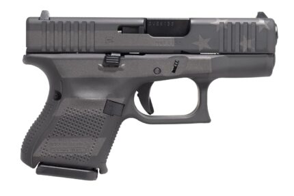 Glock 27 Gen5 40 S&W Semi-Auto Pistol with Black Stealth Flag Cerakote Finish