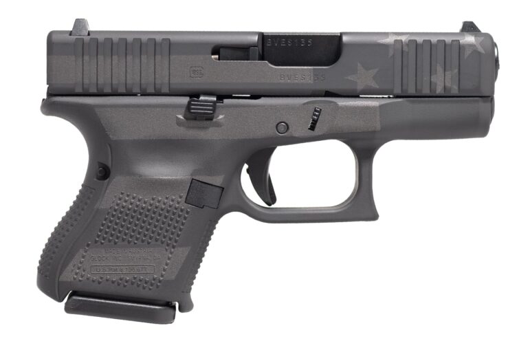 Glock 27 Gen5 40 S&W Semi-Auto Pistol with Black Stealth Flag Cerakote Finish