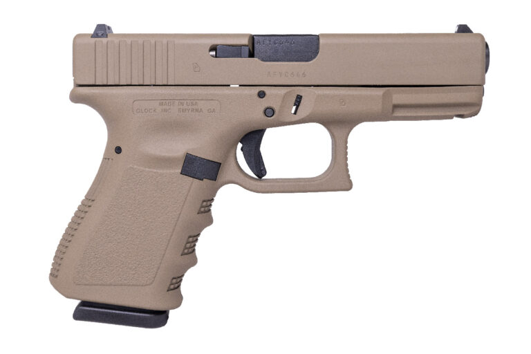 Glock 19 Gen3 9mm Pistol with FDE Finish (Made in USA)
