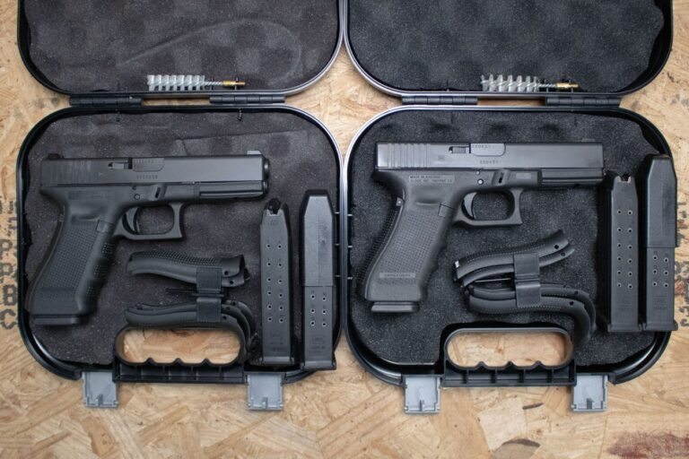 Glock 22 Gen4 40 S&W Police Trade-In Pistol with Additional Mags and Case