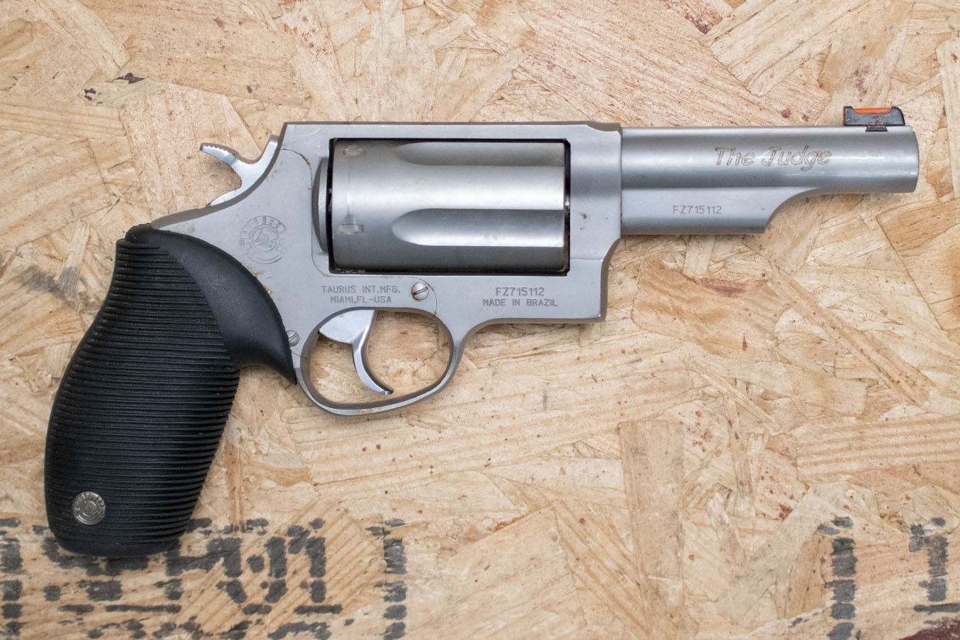 117454-default-l Taurus Judge 45/410 Police Trade-In Revolver with Fiber Optic Front Sight