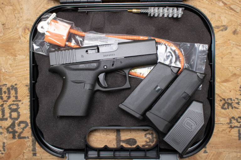 Glock 43 9mm Used Trade-In Pistol with Two Mags, Case