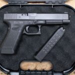 Glock 34 Gen4 9mm Police Trade-In Pistol with Window-Cut Slide, Case