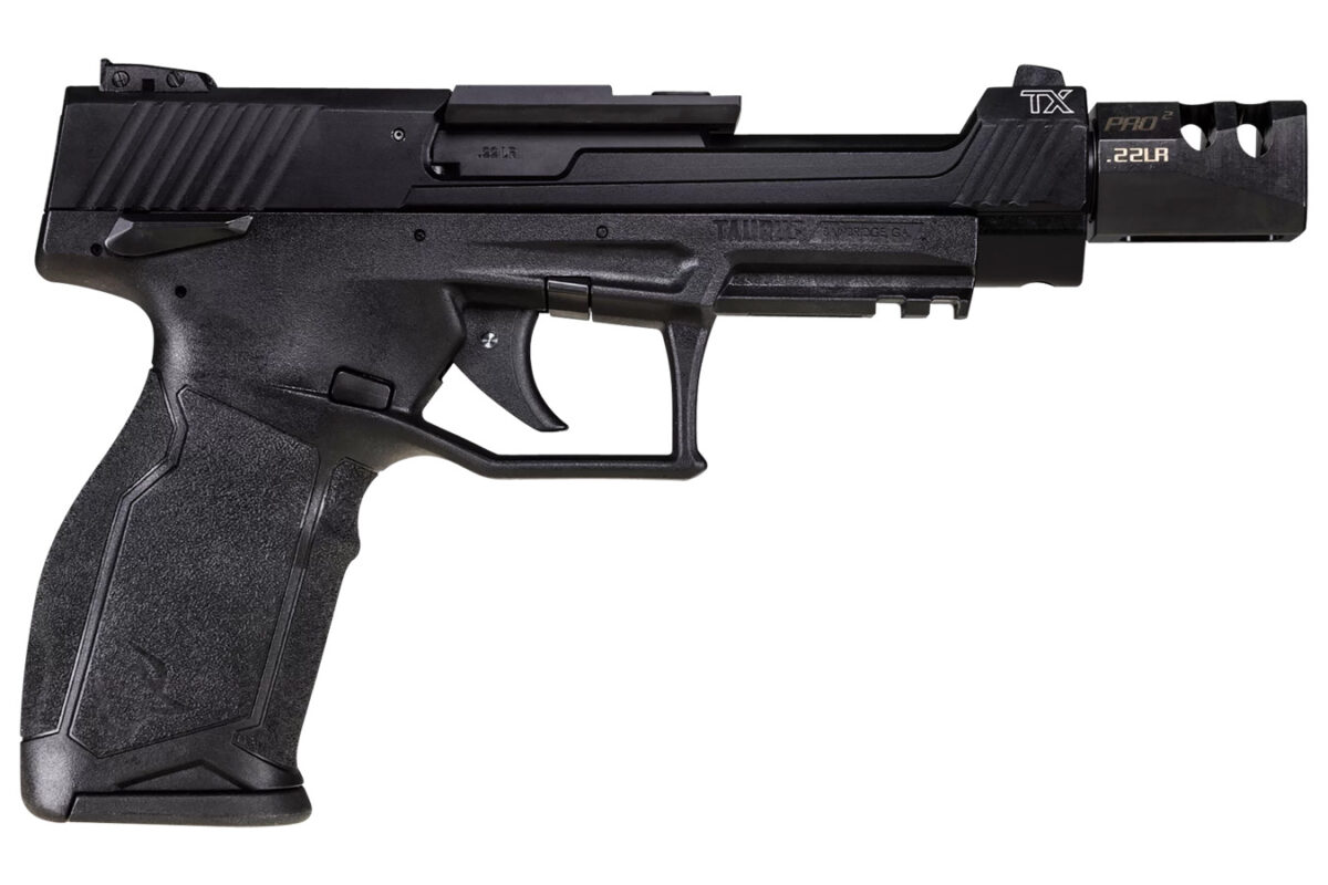 Taurus TX22 Competition Steel Challenge Ready (SCR) 22LR Rimfire Pistol with TandemKros Comp (Blem)