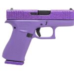 Glock 43X 9mm Pistol with Voodoo Glitter Slide and Colored Frame