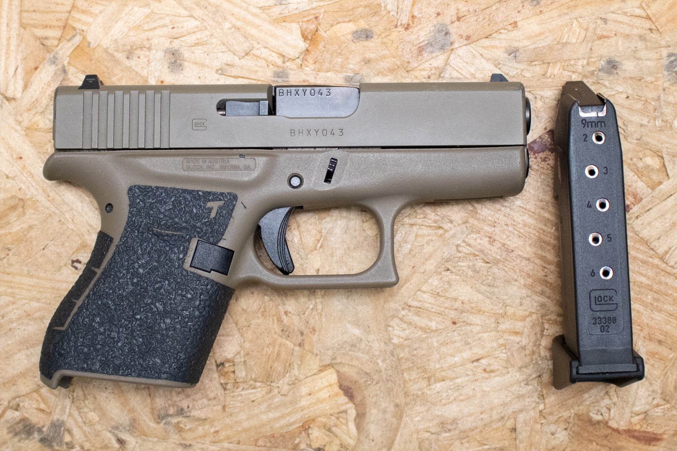 124251-default-l Glock 43 9mm Police Trade-In Pistol in FDE Finish