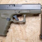 Glock 19 Gen4 9mm Police Trade-In Pistol with OD Green Grip Frame