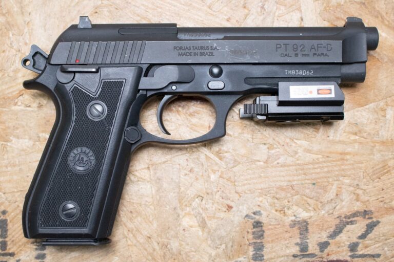 Taurus PT92AF-D 9mm Police Trade-In Pistol with Laser