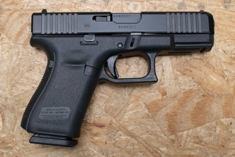 Glock 23 Gen5 40 S&W Semi-Auto Pistol with Front and Rear Serrated Slide
