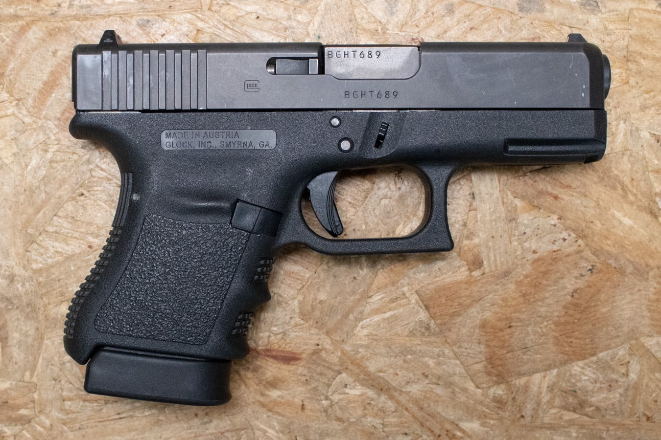 127822-default-l Glock 36 45ACP Police Trade-In Pistol with Fore-End Accessory Rail