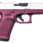 Glock 19 Gen5 9mm Pistol with Black Cherry Frame and Satin Aluminum Slide