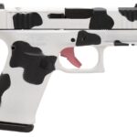 Glock 43X MOS 9mm Pistol with Cow Print Cerakote Finish