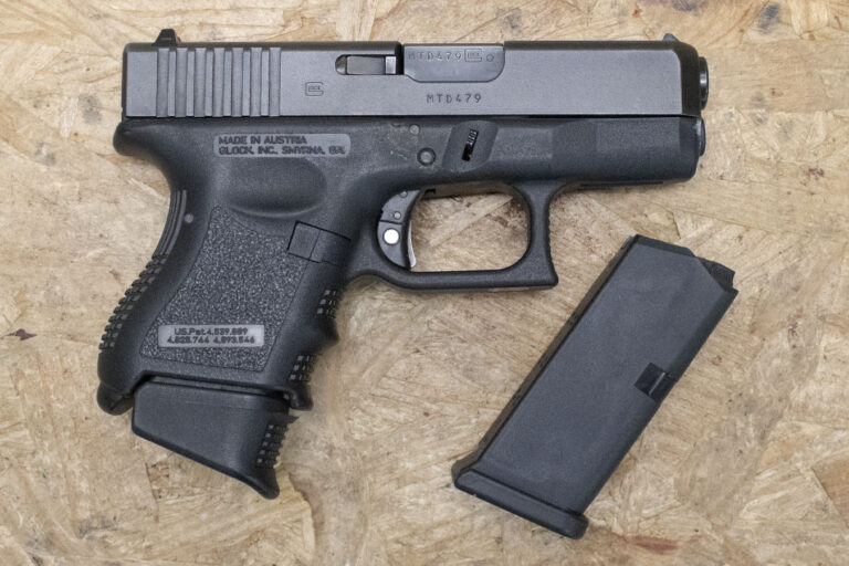 Glock 27 Gen3 40 S&W Police Trade-In Subcompact Pistol with Two Magazines