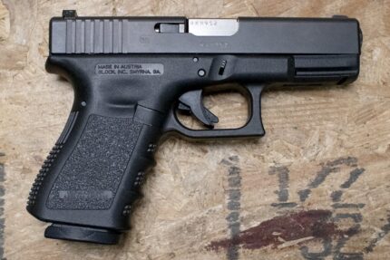 Glock 19 Gen3 9mm Police Trade-In Pistol with White Slide Lettering