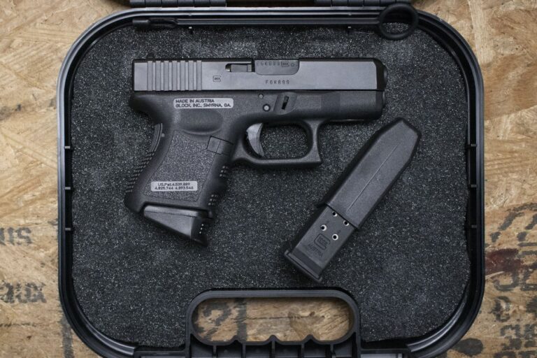 Glock 27 Gen3 40 S&W Police Trade-In Pistol with Two Magazines and Case