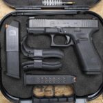 Glock 45 9mm Police Trade-In Pistol with AmeriGlo Sights, Three Magazines, and Case