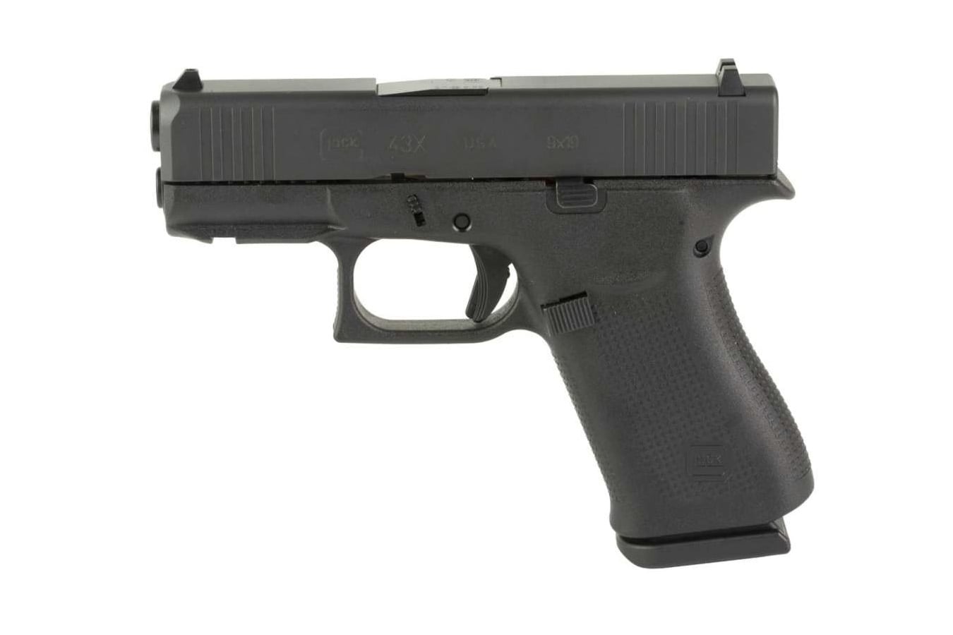138629-default-l Glock 43X 9mm Subcompact Pistol with Front Rail/Serrated Slide