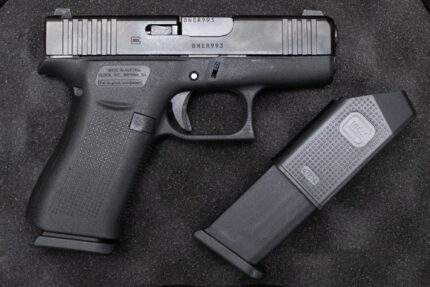 Glock 43X 9mm Police Trade-In Pistol, with Two Mags, Case