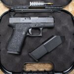 Glock 43X 9mm Police Trade-In Pistol with Two Magazines, Case, and Grip Wrap