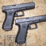 Glock 17 Gen3 9mm Police Trade-In Pistols with Finger Grooved Grip and Accessory Rail