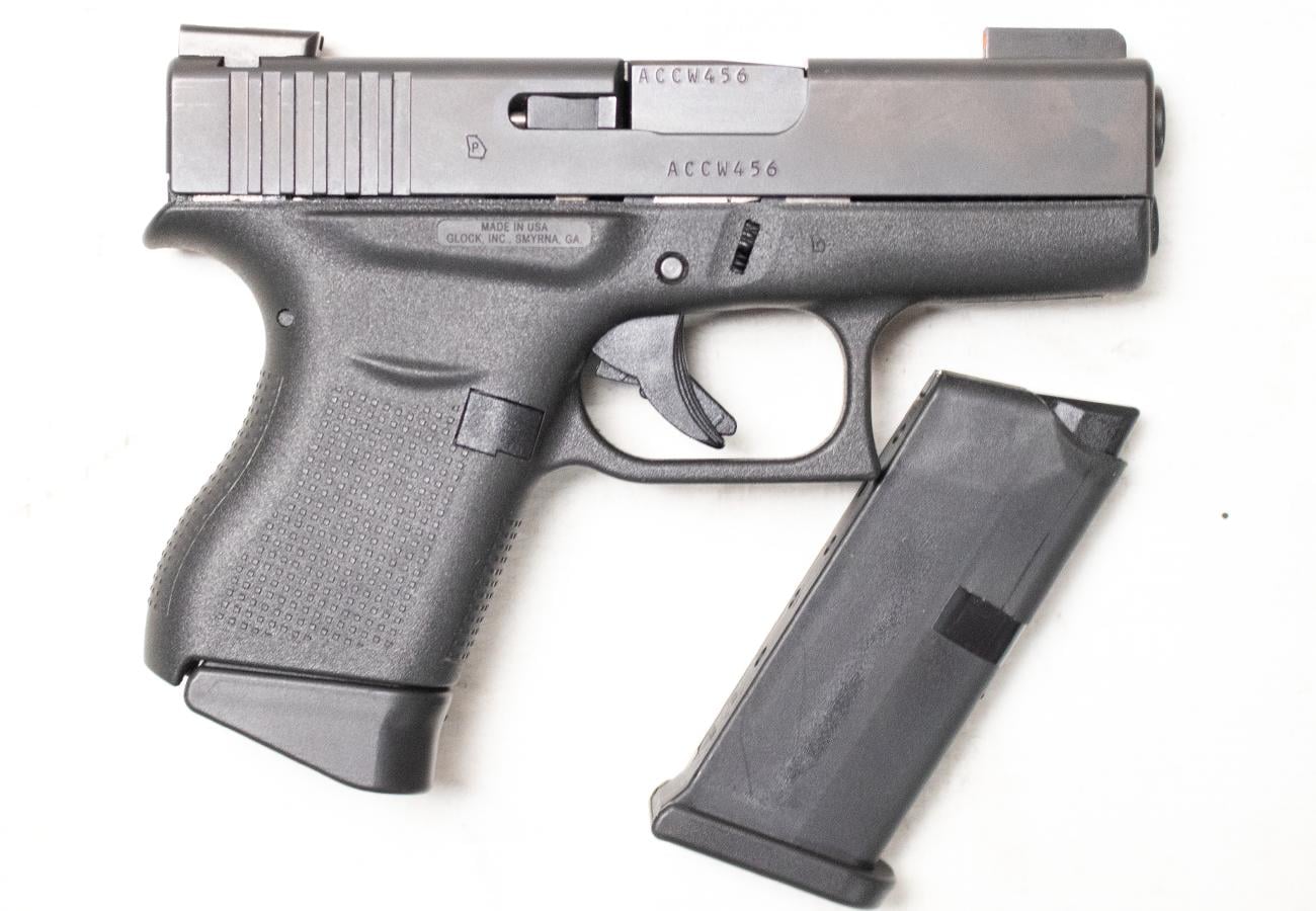 142891-default-l Glock 43 9mm Police Trade-In Semi-Auto Pistol with Extra Magazine