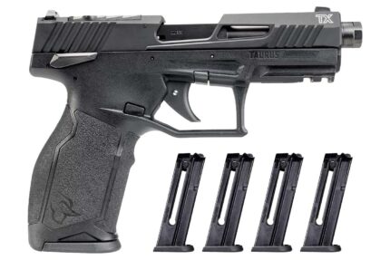 Taurus TX22 T.O.R.O. Gen 2 22LR Optic Ready Semi-Auto Pistol w/ 5 Total Magazines