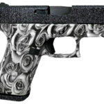 Glock 43X 9mm Semi-Auto Pistol with Glitter Goth Rose Finish
