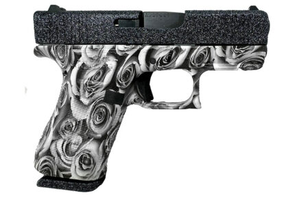 Glock 43X 9mm Semi-Auto Pistol with Glitter Goth Rose Finish