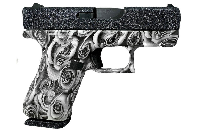 Glock 43X 9mm Semi-Auto Pistol with Glitter Goth Rose Finish