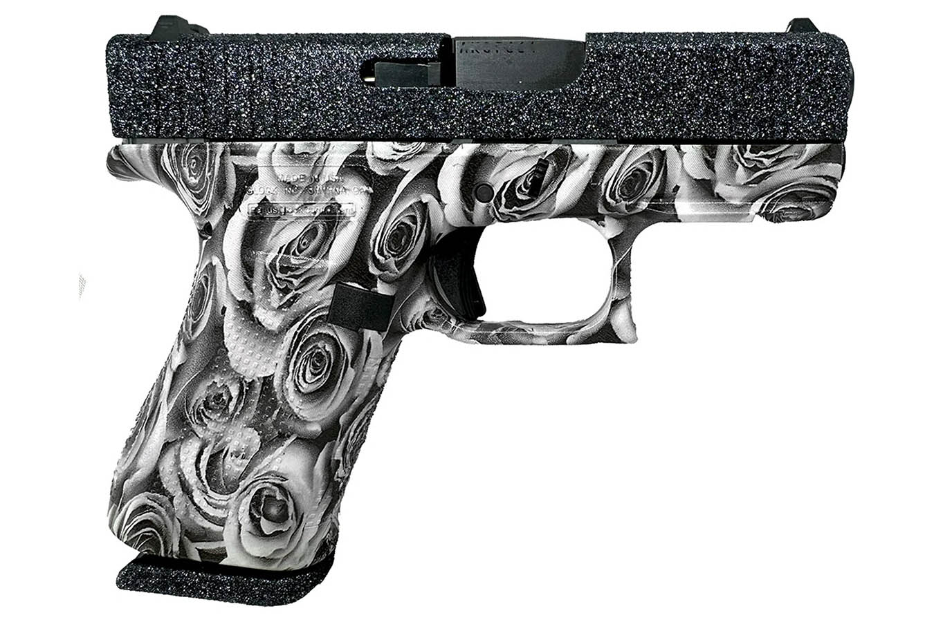 154999-default-l Glock 43X 9mm Semi-Auto Pistol with Glitter Goth Rose Finish