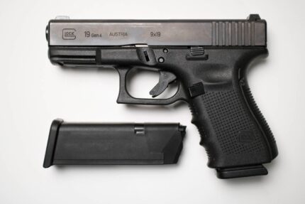 Glock 19 Gen 4 9mm Police Trade-In Pistol with Two Magazines (Good Condition)
