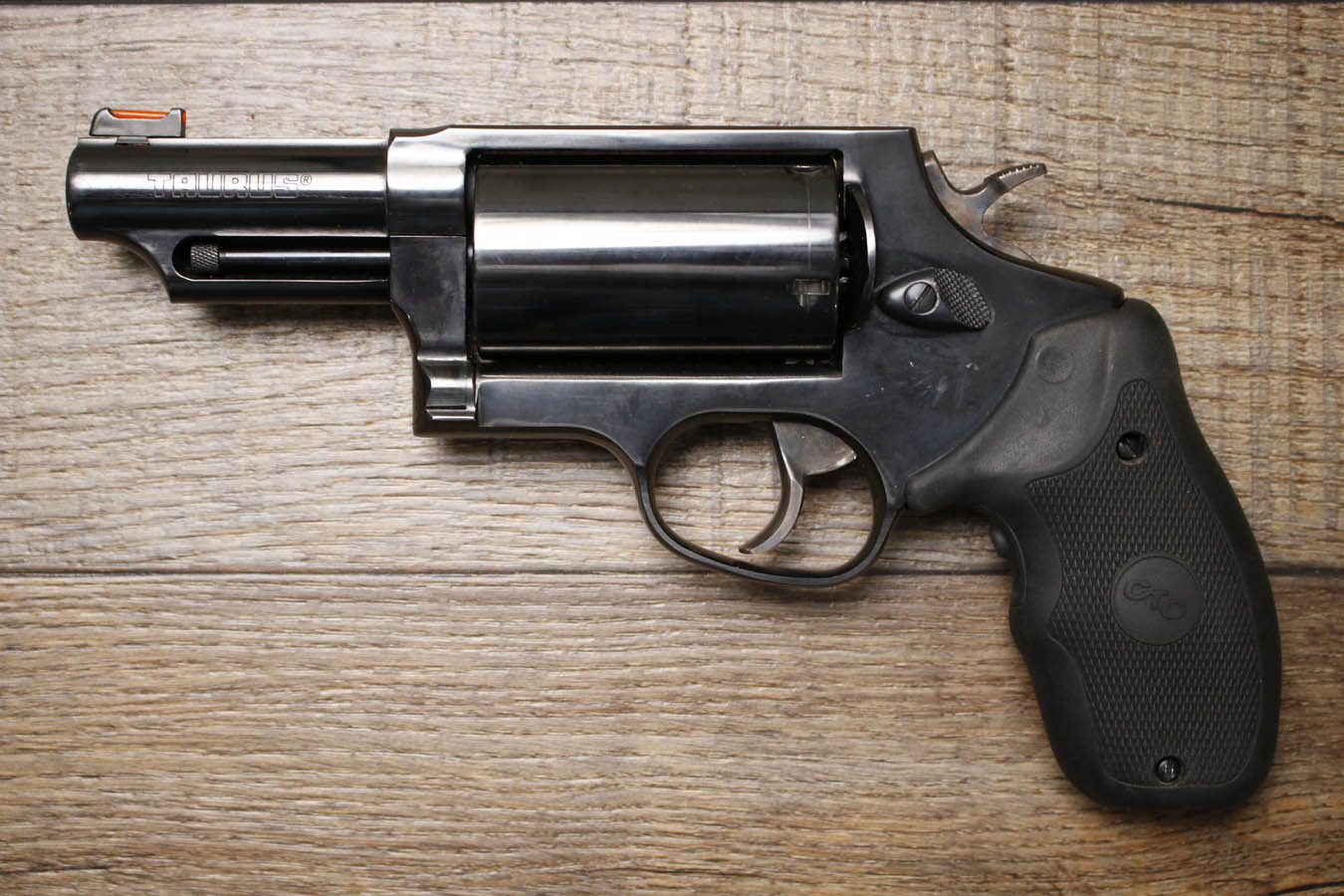 167138-default-l Taurus Judge 45 Colt/410 Bore Police Trade-In Revolver with Crimson Trace Grip Laser