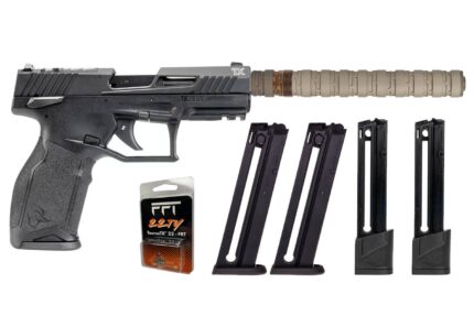 Taurus TX22 Gen 2 T.O.R.O. 22LR Optic Ready 5 Mag Bundle with Q ERECTOR Suppressor and Freedom Fingers FRT