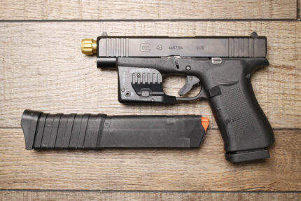 Glock 48 9mm Police Trade-In Pistol with Laser and Threaded Barrel