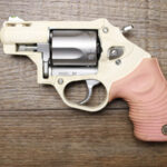 Taurus 85 Poly 38 SPL Police Trade-In Pistol with Pink Grips and White Frame