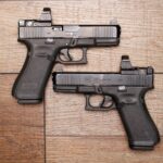 Glock 45 9mm Police Trade-In Pistol with Night Sights and Leupold Delta Point Pro Red Dot (Fair Condition)
