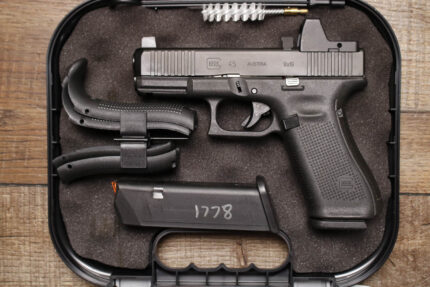 Glock 45 9mm Police Trade-In Pistol with Trijicon RMR Red Dot