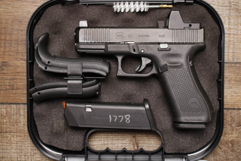 Glock 45 9mm Police Trade-In Pistol with Trijicon RMR Red Dot