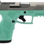 Taurus GX2 T.O.R.O. 9mm Optic Ready Pistol with Stainless Steel Slide and Cyan Frame