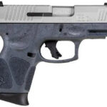 Taurus G3c 9mm Compact Pistol with Stainless Slide and Grey Splatter Frame