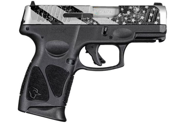 Taurus G3c 9mm Compact Pistol with Stainless American Flag Slide
