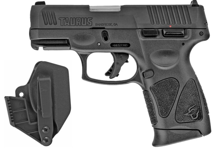 Taurus G3c 9mm Compact Pistol with Three 12 Round Magazines and MFT Holster