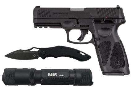 Taurus G3 9mm Full-Size Pistol with Folding Knife and Flashlight