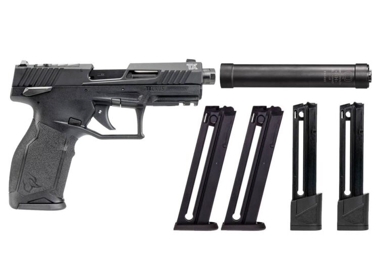Taurus TX22 Gen 2 T.O.R.O. 22LR Optic Ready 5 Mag Bundle with Q El Camino Suppressor