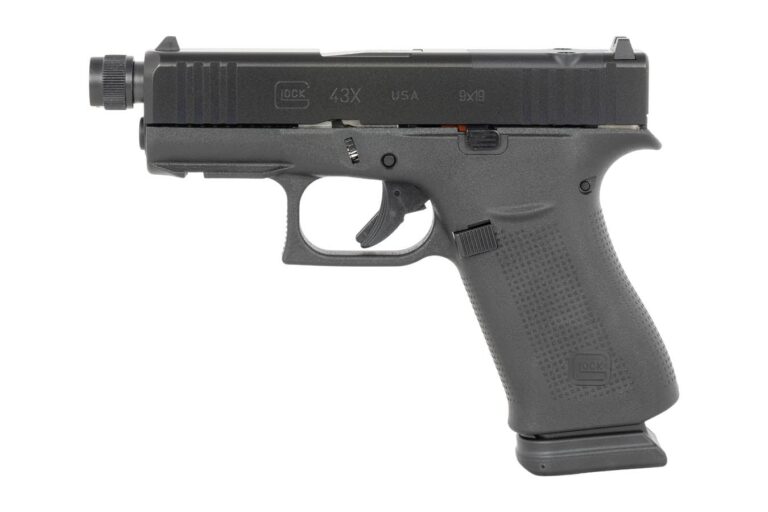 Glock 43x MOS 9mm Optic Ready 15+1 Pistol with Threaded Barrel