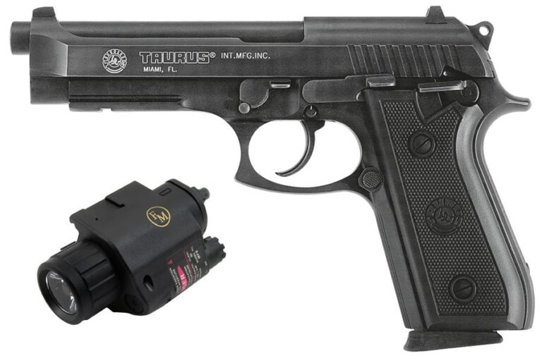 Taurus PT92 AF 9mm Semi Automatic Pistol with Laser/Light Combo