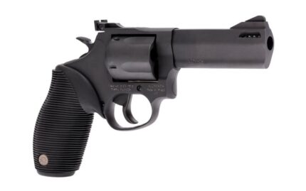 Taurus Tracker .44 Magnum Black Revolver (4-inch Barrel)